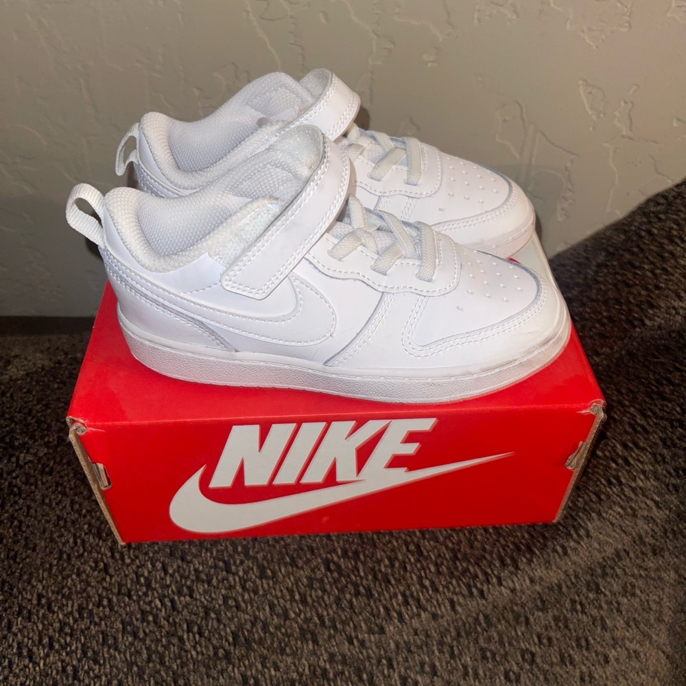 Nike Court Borough Low 2 TD Toddler Size 10C